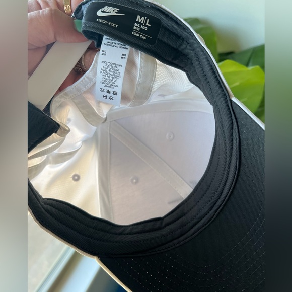 NWT Nike Dri Fit Club Cap Hat White M/L Adult Unisex - Picture 8 of 9